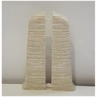 Торцевые (пара) для плинтуса 70мм "Деконика", 418 Дуб жемчужный