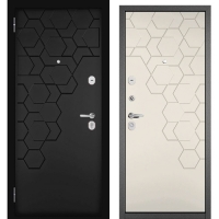 TRUST ECO PP (Антрацит букле, МДФ Черный мат. 9Е-184,МДФ Эмаль молоко 9Е-184) 2050х860 левая TRUST ECO PP (Антрацит букле, МДФ Черный мат. 9Е-184,МДФ Эмаль молоко 9Е-184) 2050х860 левая