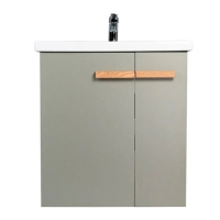 Тумба "Мюнхен" ( под умыв. COMO 70) 2 ств подвесная хаки 425х655х620