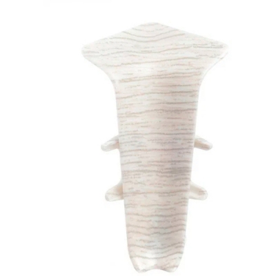 Угол внутренний для плинтуса "Идеал Классик" (55 ММ) 253 Ясень серый