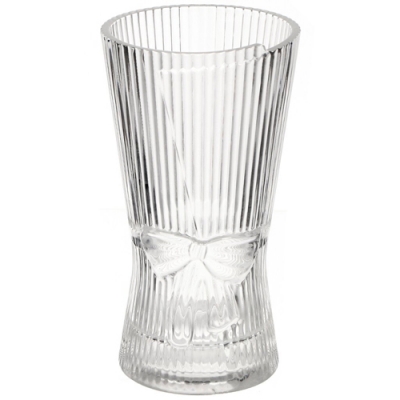 Ваза стекло, настольная, 22.8х12.2 см, Гофре, Y4-6627 (434012) Ваза стекло, настольная, 22.8х12.2 см, Гофре, Y4-6627 (434012)