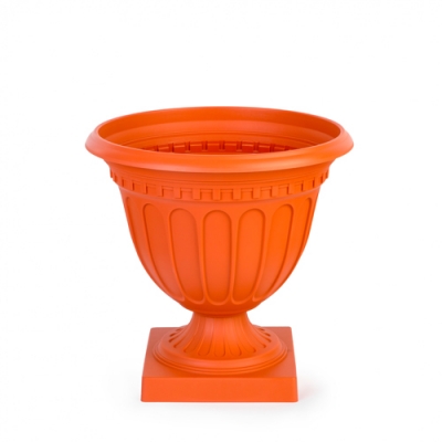 Вазон Олимпия Альтернатива 18л коричневый (уп.4) М9037