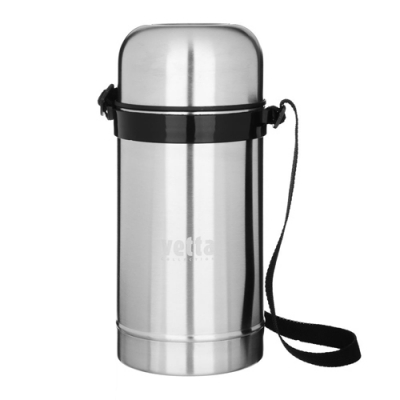 VETTA Термос металлический "Суповой" с широким горлом 1,00л серебристый (841-073)