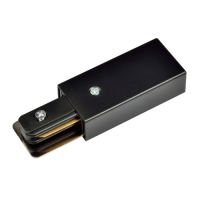 Ввод питания для шинопровода. Однофазный. Черный. ТМ Volpe.UBX-Q121 K01 BLACK 1 POLYBAG