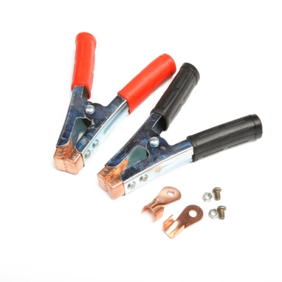 Зажимы АКБ для проводов, 100 А, медный наконечник 15см, комплект 2 шт арт.3526915 г.Екатеринбург