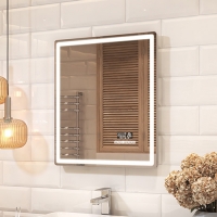 Зеркало Vigo Geometry Media voice 600 с LED подсветкой