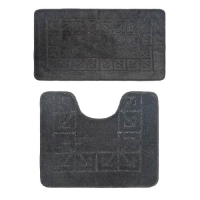 Комплект ковриков для в/к BANYOLIN CLASSIC из 2 шт 50х80/50х40см 11мм (черный) 1/25 Комплект ковриков для в/к BANYOLIN CLASSIC из 2 шт 50х80/50х40см 11мм (черный) 1/25
