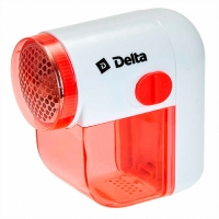 Машинка для стрижки катышков DELTA DL-258 белый с оранжевым (2 батарейки 2АА-1,5 Вт.)