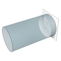 Накладка торцевая 160х160, с фланцем D125 (1616Ф12) ЭРА