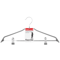 Плечики металлические с противоскольз. покрытием Кэролин Серый (60583) Мастер Хаус