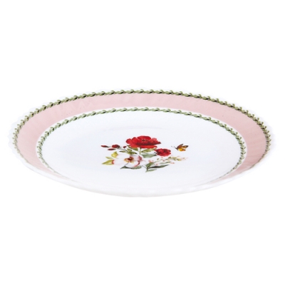 Тарелка плоская 19см, Secret garden pink BY23LHP75-8 Тарелка плоская 19см, Secret garden pink BY23LHP75-8