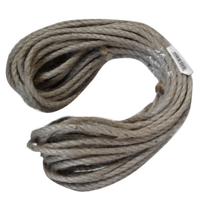 Веревка джутовая хоз. D=6mm, L=20m, уп.30шт. г.Рязань