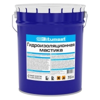 BITUMAST Мастика гидроизоляционная , ведро 21,5л/18 кг г.С.-Петербург
