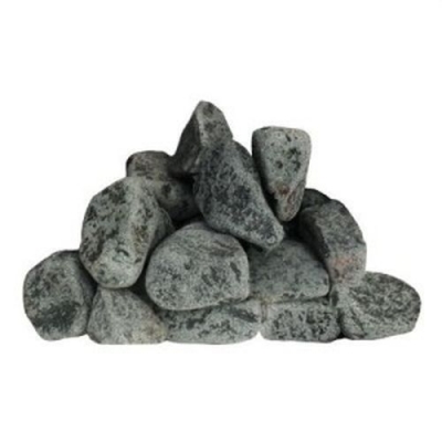 Камень Габбро-Диабаз, обвалованный, в коробке по 20 кг Банные штучки/1 3588