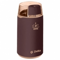 Кофемолка DELTA DL-087K коричневая, 250Вт., вместимость - 60г.
