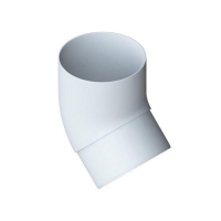 Колено трубы 45 ПВХ бел. АЛЬТА-ПРОФИЛЬ