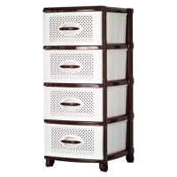 Комод 4-х секционный Белый