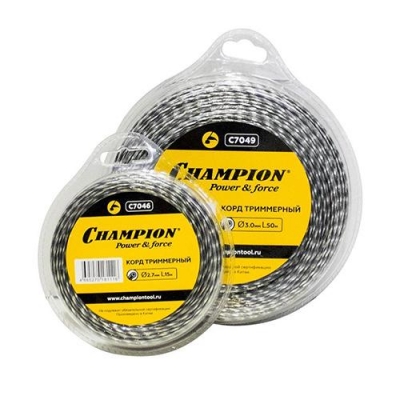 Корд трим.CHAMPION Tri-twist 2.7мм*15м (витой треугольник), CHAMPION C7046