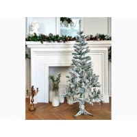 Елка искусственная  Сосна 150см, снежная, 600 веток (KQ323-12), арт. 8/1854