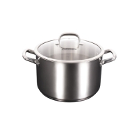 Кастрюля линии "LEON" 10л, д.28см, со стекл. крышкой "Kukmara" LN-CA10028G