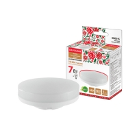 Лампа светодиодная GX53-7 Вт-230 В-3000 К-Э, h=26 мм, Народная (SQ0340-1519)