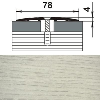 Профиль стыкоперекрывающий ПС 18.1800.105 Профиль стыкоперекрывающий ПС 18.1800.105