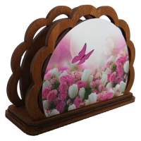 Б-19 Салфетница "Розы" 12*8*4 см (48)