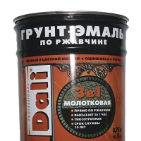 МОЛОТКОВАЯ грунт-эмаль по ржавчине (0,75 л.) коричневый Рогнеда (20405)