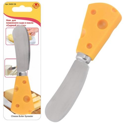 Нож для плавленого сыра и масла "Сырный ломтик". DA50-136