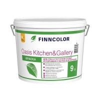 OASIS KITCHEN@GALLERY A 7 краска для стен и потолков ОСОБО УСТОЙЧИВАЯ К МЫТЬЮ 9л.