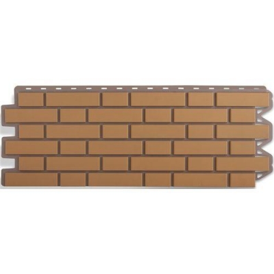 Панель кирпич клинкерный (бежевый) 1.22x0.44м АЛЬТА-ПРОФИЛЬ