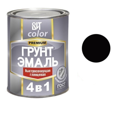 Грунт-эмаль по ржавчине ВИТ color (черная 5 кг ЦАРИЦЫНСКИЕ КРАСКИ)