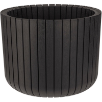 Кашпо ШАТО D250мм H200мм 8л коричневый ротанг М3039