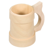 Кружка точёная 0,5 л, липа, Банные штучки /10 30039 Кружка точёная 0,5 л, липа, Банные штучки /10 30039