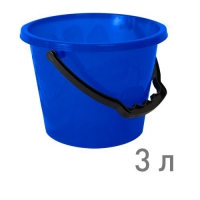 Ведро ФРУКТОВОЕ 3 л ГОЛУБОЙ Ведро ФРУКТОВОЕ 3 л ГОЛУБОЙ