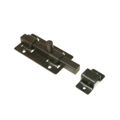 Задвижка дверная ЗД - 06 (ПД) пол. серебро