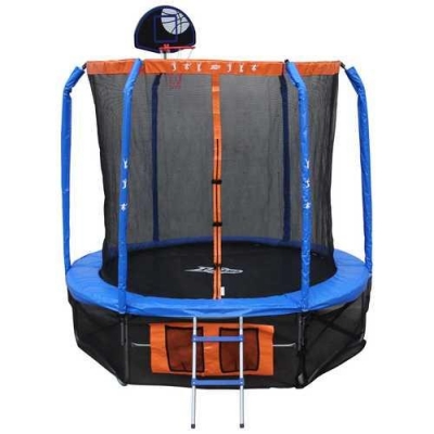 Батут 13' с сеткой, лесенкой и баскетбольным кольцом, BS-13FT-3 арт.010367