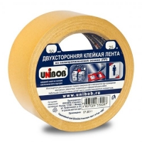Клейкая лента двухсторонняя 50мм х 10м полипропилен UNIBOB ИУ (36) арт.28211
