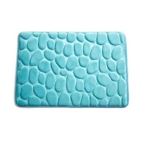 Коврик для в/к Камни двухцветные 50х80 бирюзовый Коврик для в/к Камни двухцветные 50х80 бирюзовый