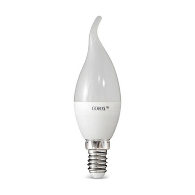 Лампа светодиодная IONICH декоративного освещения свеча на ветру ILED-SMD2835-CW37-10Вт-900 (1554)