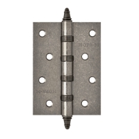 Петля унив. сталь 4"-4ВВ CHP СР (хром.покр.) с кол.№2 (100х75х2.5)" арт.10074 Нора-М Х