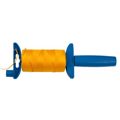 Шнур ЗУБР нейлоновый, для строительных работ, сменная шпуля, на катушке, 100м 06410-100
