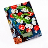 Весы настольные электронные ВАСИЛИСА ВА-016 Моцарелла: 5 кг, стекло (24)