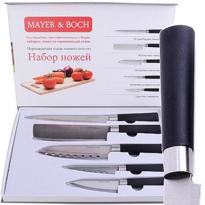 30738 Набор ножей 5 пр, МВ (х12) "MAYER & BOCH"