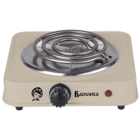 Электроплитка ВАСИЛИСА ВА-901 спираль одноконфорочная бежевая 1000Вт.