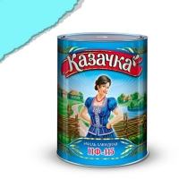 Эмаль ПФ-115 бирюзовая 0,9 кг. КАЗАЧКА