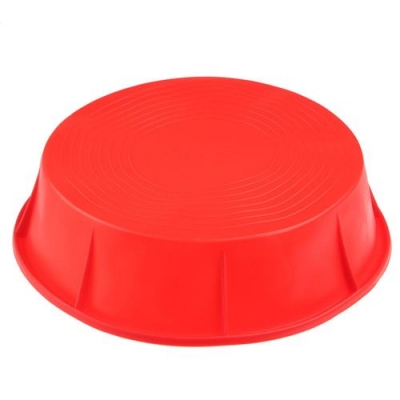 Форма силиконовая d20x5,5см, круглая, 3 цвета (856-100)