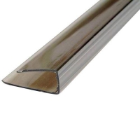 Профиль поликарбонатный ROYALPLAST UP торцевой 10мм Бронза; 2.1м Профиль поликарбонатный ROYALPLAST UP торцевой 10мм Бронза; 2.1м