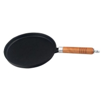 Сковорода блинная чугунная со съемной ручкой CP-23, диам - 23 см, в цветной коробке арт.985039