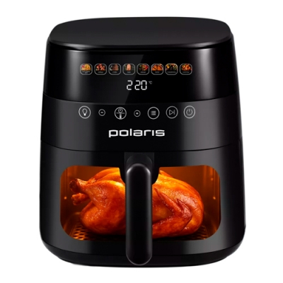 Аэрогриль электрический Polaris PAF 6003W WIFI IQ Home Черный Аэрогриль электрический Polaris PAF 6003W WIFI IQ Home Черный